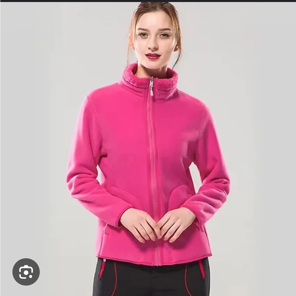 Lilly Pulitzer Pink Fleece Jacket